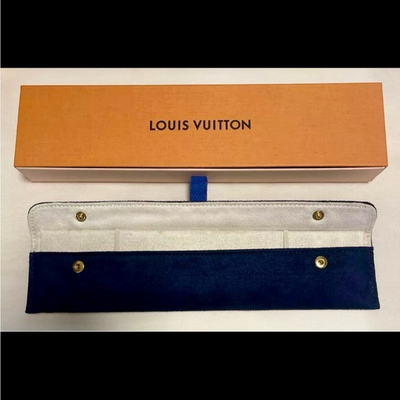 LOUIS VUITTON EMPREINTE DOUBLE CHAIN BRACELET - Solid 18K White Gold - Picture 7 of 8